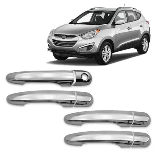 Aplique Hyundai Tucson 2004 à 2015 - Maçaneta Cromada - 08.078