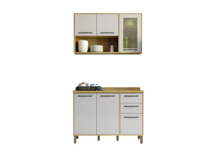 COZINHA COMPACTA RICA DECOR SUPER DESIGN E QUALIDADE T2