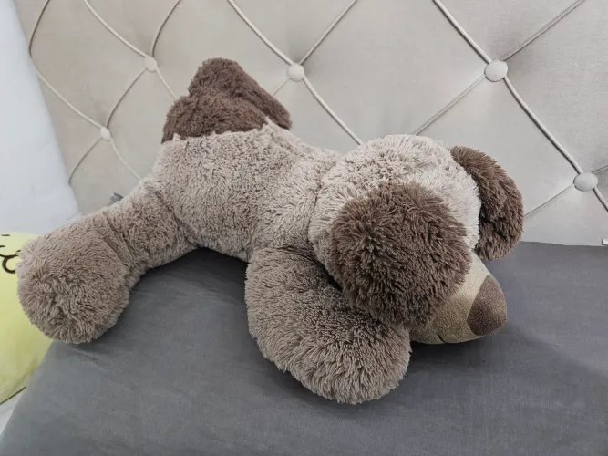 Cachorro de pelúcia grande
