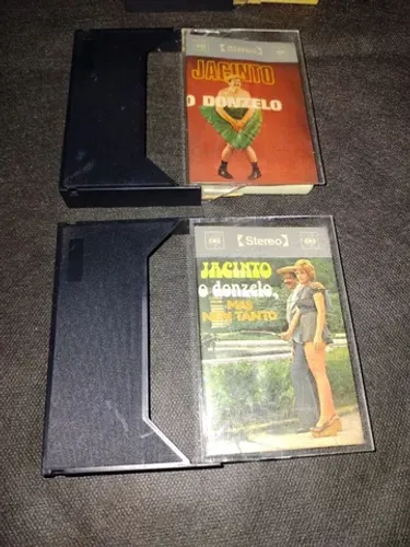 Fita K7 cassete gênero Humor, Jacinto O Donzelo, 2u, bom estado.
