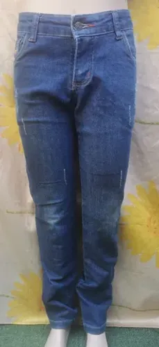 Calça jeans ganster inf tam 14 anos