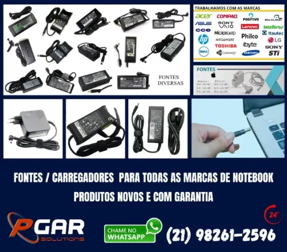 Fonte para Notebook - Marca e Modelo - Recreio dos Bandeirantes - Barra da Tijuca
