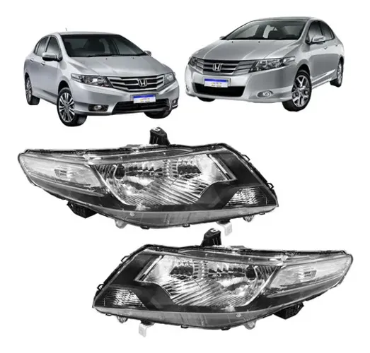 Farol Honda City 2009 2010 2011 2012 2013 2014 Novo