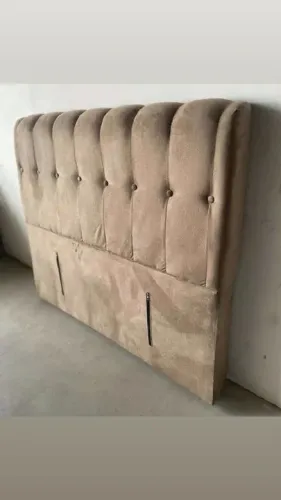 Cabeceira de Cama em Suede -  Sofisticação e Elegância para seu Quarto