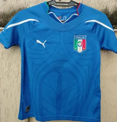 Camisa Itália Home 2010 Infantil Tamanho: 8 Anos