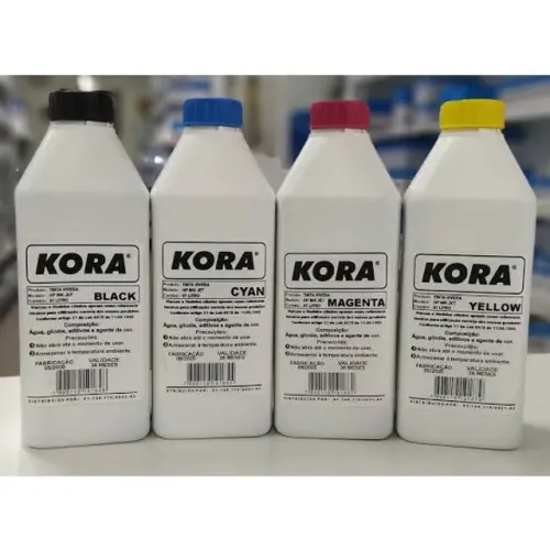 Tinta corante HP litro kora compatível 
