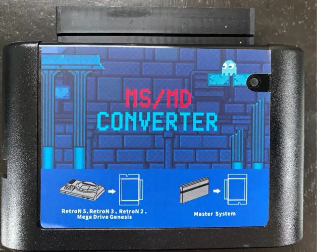 Adaptador de Cartucho Sega Master System para Mega Drive/Genesis