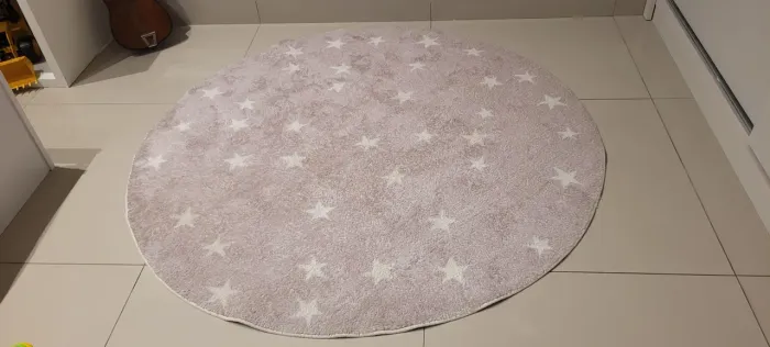 Tapete Infantil Redondo Estrelas