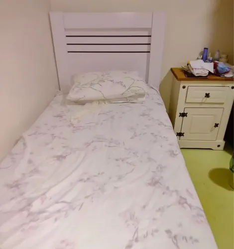 Cama de solteiro MDF 12x sem juros 