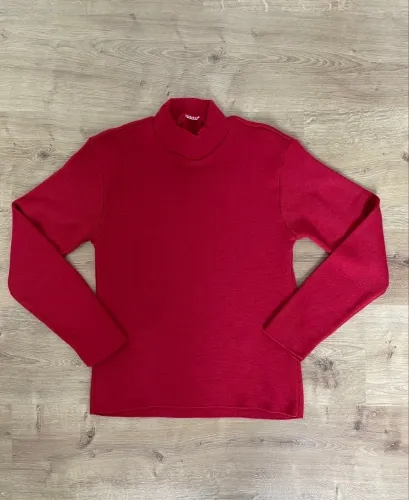 Blusa tricô vermelha tam M