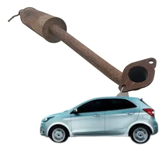 Escapamento Silencioso Intermediário Ford Ka 1.0 3cc 2016