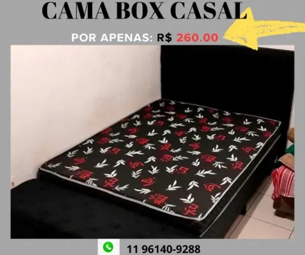cama box casal
