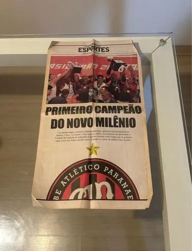 jornal especial athletico paranaense campeão brasileirão 2001
