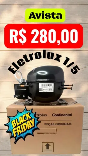 Motor de geladeira 1/5 Eletrolux 