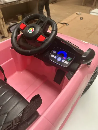 Carrinho elétrico Rosa 