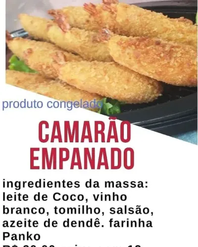 Camarão Empanado
