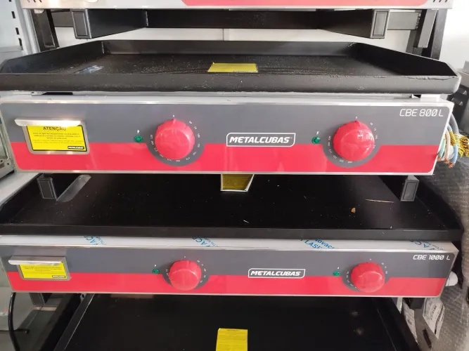 R1 Chapa bifeteira elétrica 100cm Metalcubas