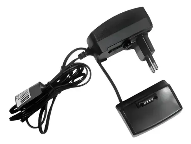 Carregador Maquina Pos Movel C/ Base Cartão Cielo / Rede Crédito/débito 5v 1a Preto