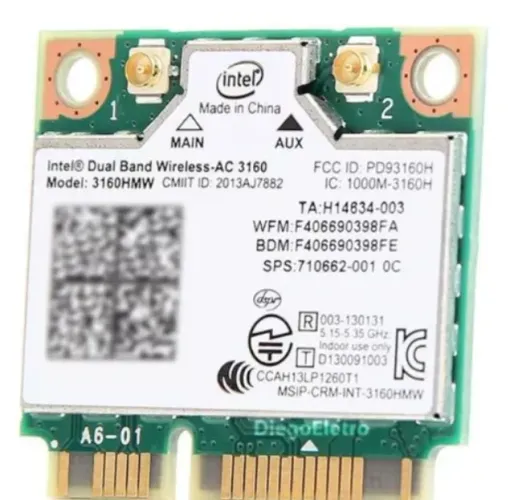 Placa wifi notebook HP envy DV6 7200