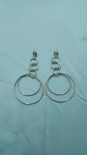 Brinco prateado Rommanel
