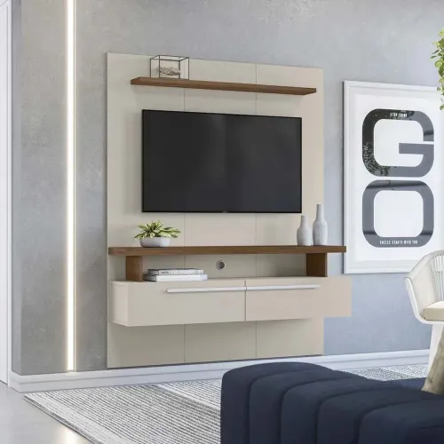 Painel Home New Caju tv até 60 " 1,70m largura 