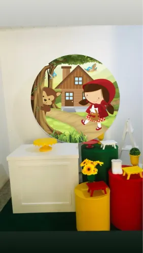 Locação Decoração Festa Chapeuzinho Vermelho