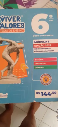 Livro 6!°ano  viver valores editora  construir 