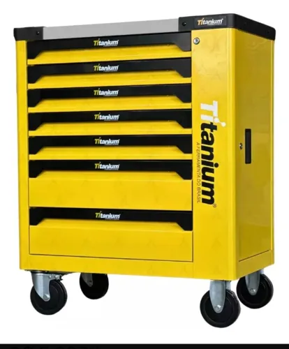 O Carrinho para ferramentas com 7 gavetas e 258 ferramentas - WORK STATION