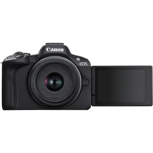 Câmera Digital Canon EOS R50 24.2MP 3.0" Lente RF-S 18-45MM IS STM - Nova!