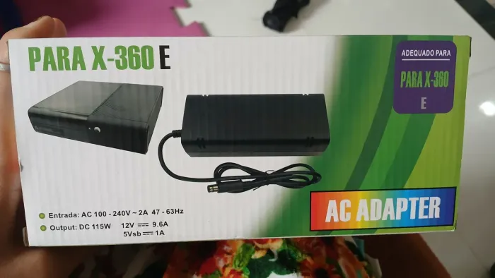 Fonte Carregador Xbox 360 E Original 115W