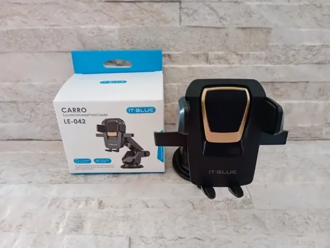 Suporte Celular Veícular Universal Trava Automática Anti-Queda