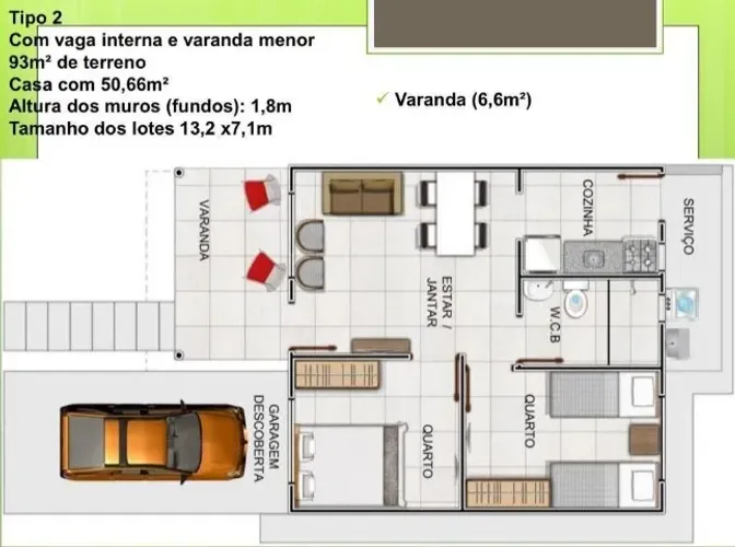 2 Quartos,1 vaga .Lazer completo .A venda (AL)