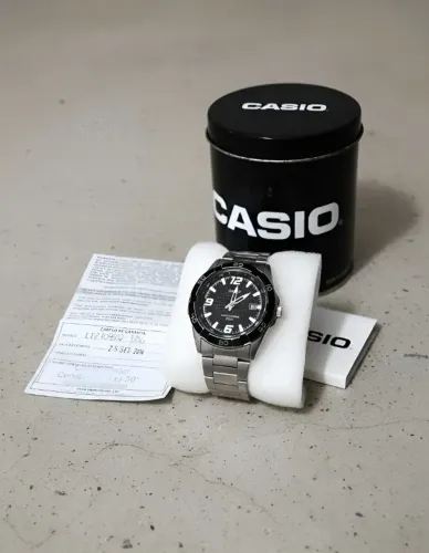 relógio casio modelo mtp-1292 tecnologia japonesa
