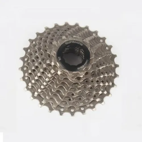 120 Cassete K7 Sunshine 10v 10 velocidades 11-28 prata fosco bike speed