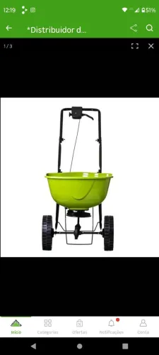 Distribuidor de Adubo Manual 27 litros