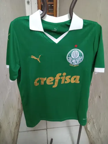 Camisa futebol Palmeiras 2024 Endrick 9 Puma Verdão tamanho P oficial original