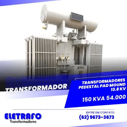 Transformador Pedestal 150 kVA - Alta Confiabilidade e Instalação Rápida