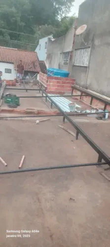 Fabricaçao de estrutura metalica e telhados em geral
