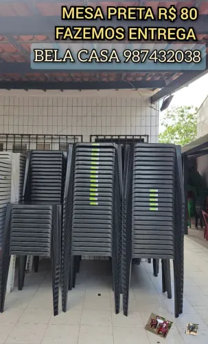 MESA DE PLASTICO SJD.D 8S.E PRD MD.D YAME ENTREGO HOJE