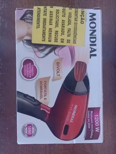 Vendo Um Secador de cabelo Mondial Max Travel zero na caixa