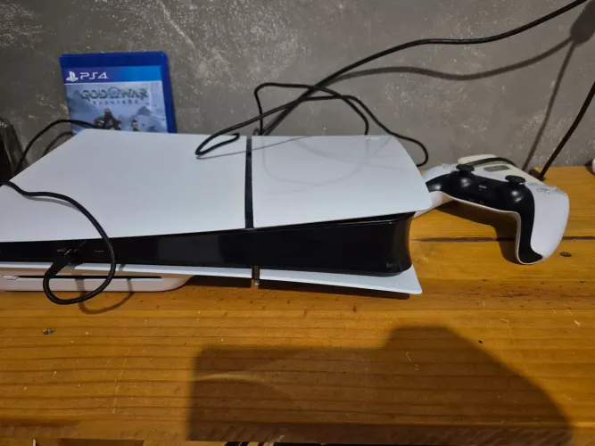 Playstation 5/ dois controles e jogos mídia física- troco por pc 