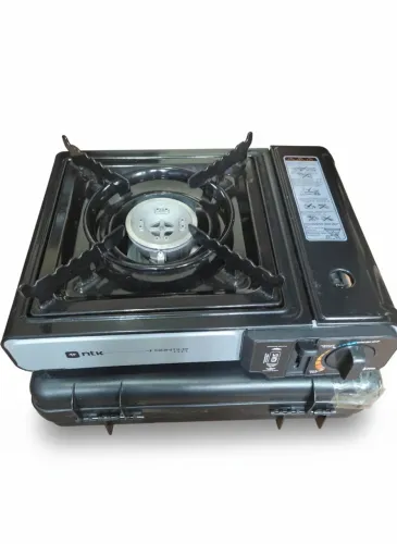 Fogareiro Frontier NTK, Em aço esmaltado com ignição eletrônica,Dispensa uso de fósforos