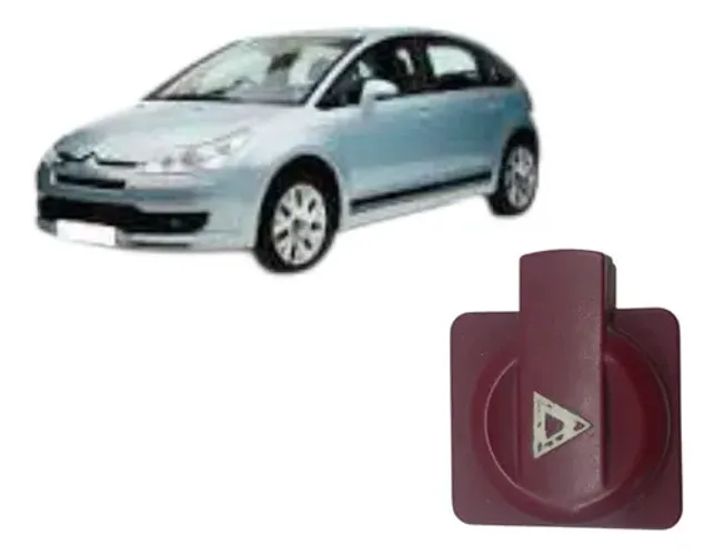 Botão Painel Central Pisca Alerta Citroen C4 Pallas 2008
