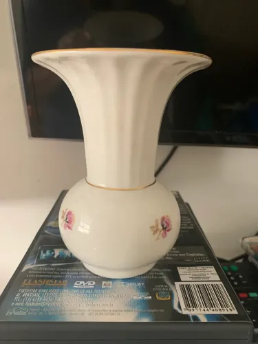 Mini vaso antigo porcelana retrô 