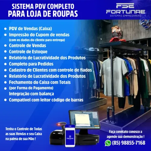 Sistema PDV Completo para sua Loja de Roupas