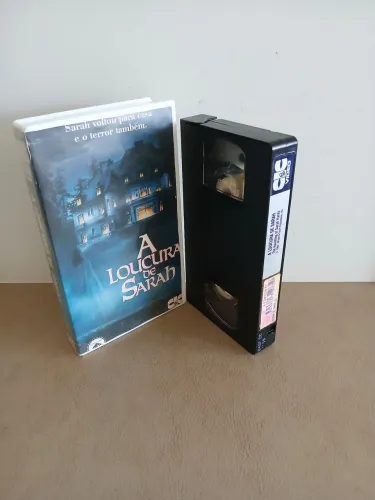 A Loucura de Sarah - VHS - Terror  - Raro