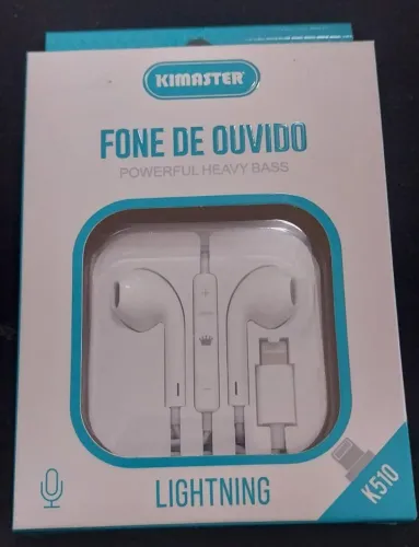 Fone de ouvido Kimaster Lightning