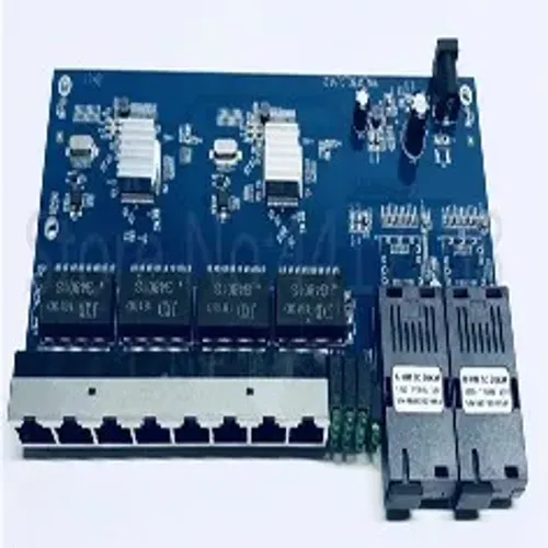 Switch Metro Ethernet  8 Portas Rj45 E 2 Fibras /1000 M SC  Gigabit sem poe 1861 d265