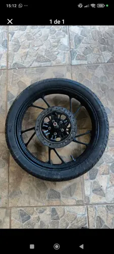 Roda dianteira 160 original Honda <br>Sem o disco<br>$700<br>Aceito oferta