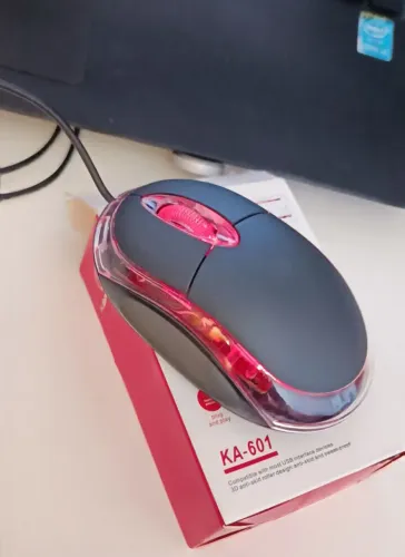 Mouse Óptico com Led 